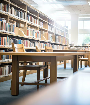 Library and reading hall